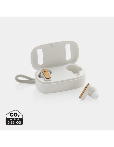 Auricolari TWS in plastica RCS e bambù Auricolari TWS in plastica RCS e bambù